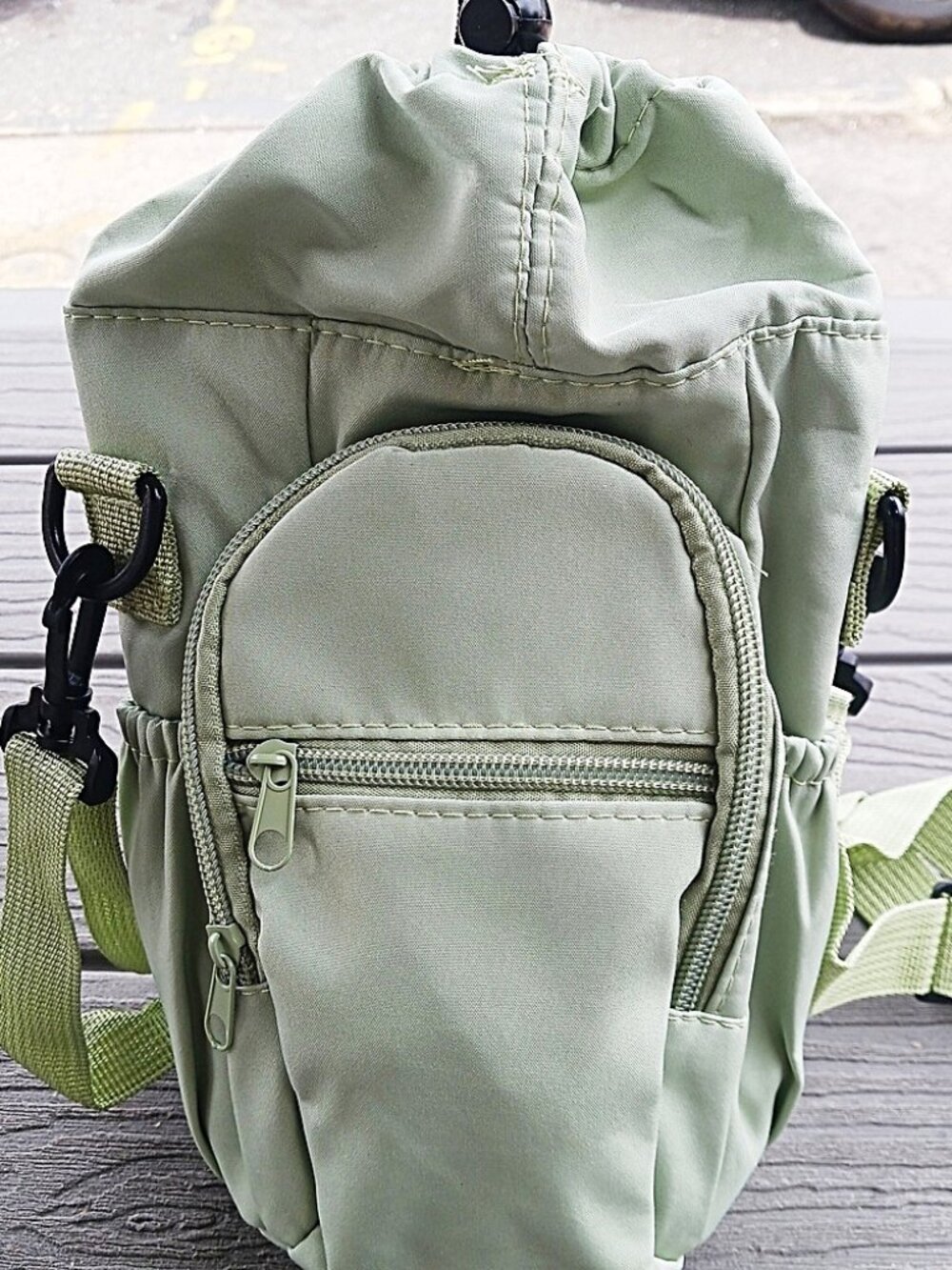 SAGE GREEN Bottle Tumbler / Phone Bag NEW
